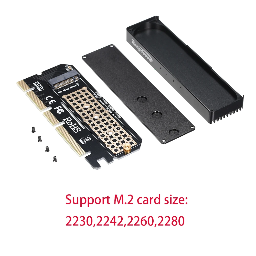 PCIE NVME m.2 SSD для 4X 8X 16X интерфейс карты расширения адаптер карта полная скорость