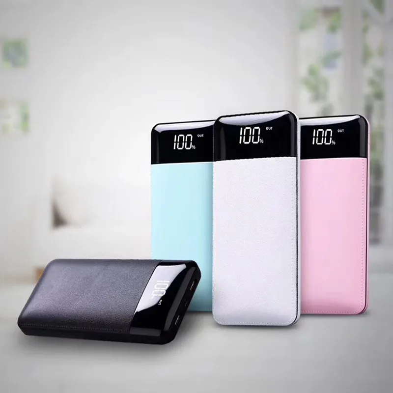 20000 mAh Мощность банк Дисплей ЖК дисплей портативное зарядное устройство с