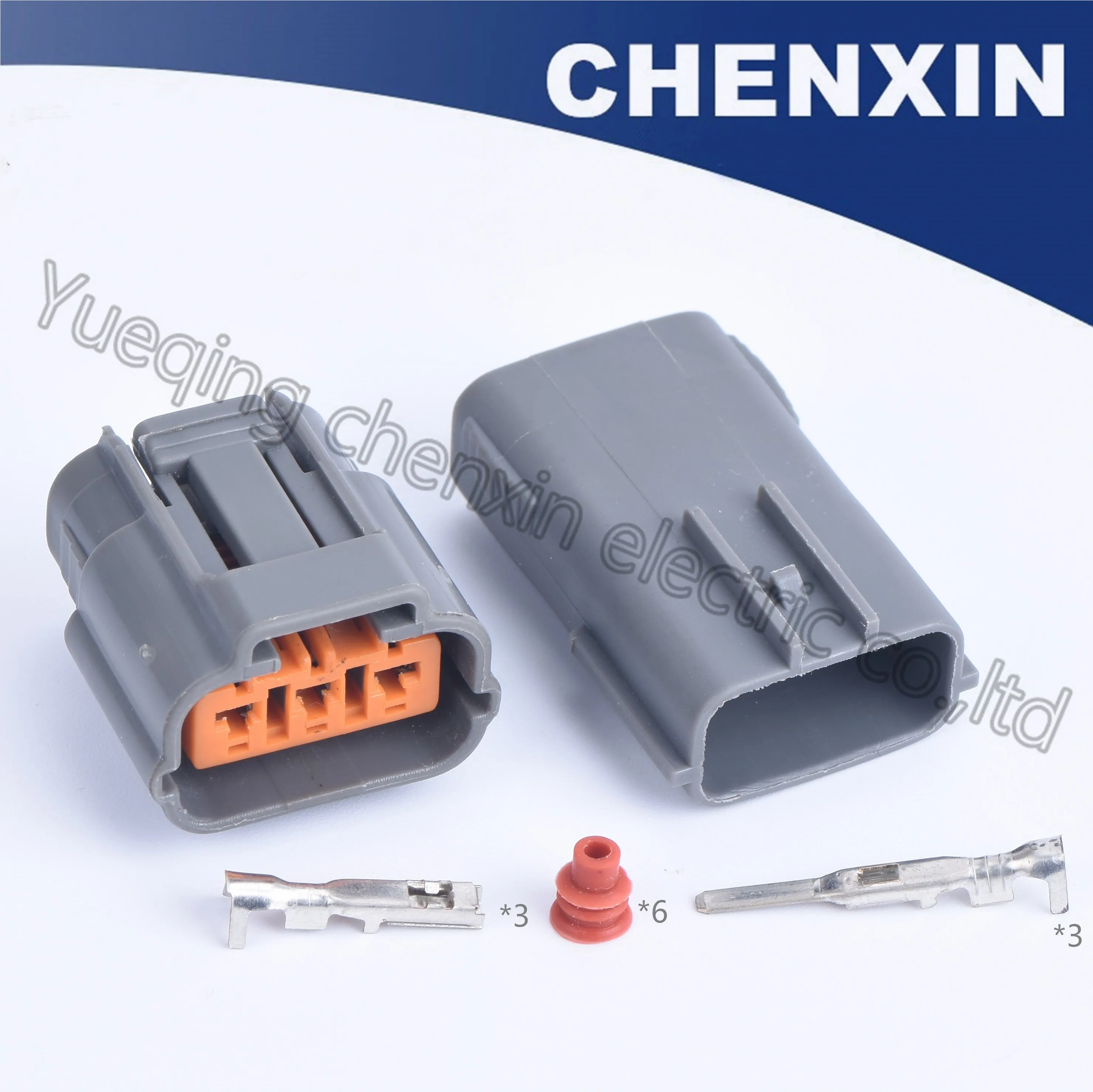 

Gray 3p (2.2) male and female Ignition Coil Connector Kit Crimp Car sensor Plug 4-10 auto connector 6195-0012 6195-0009