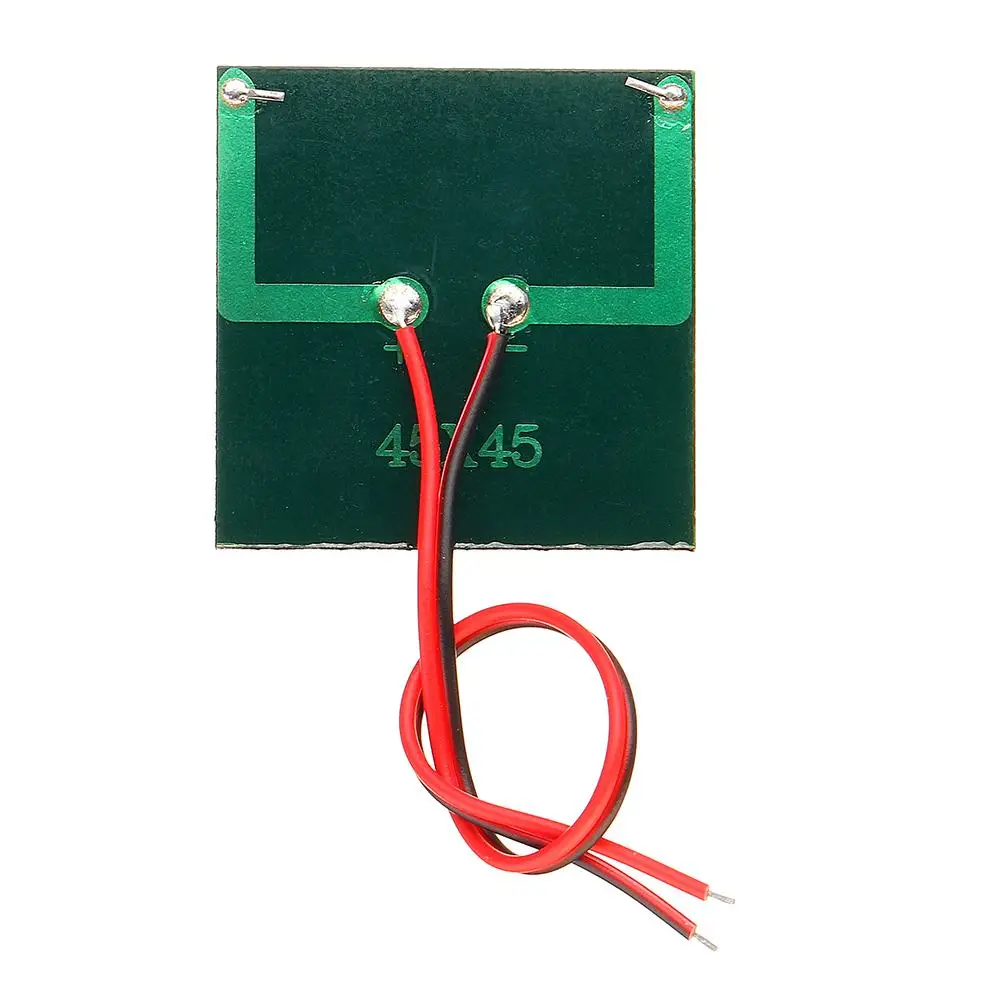 CLAITE Solar Panel DIY 0.25W 5V 45*45mm with Wire Mini Polysilicon Silicon Epoxy board Battery Powered Models High Quality | Электроника