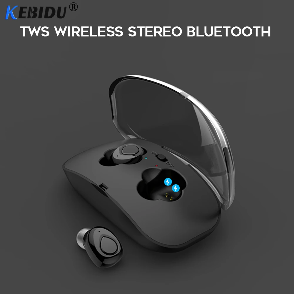 KEBIDU TWS Беспроводная гарнитура Bluetooth наушники гарнитуры Беспроводные свободные