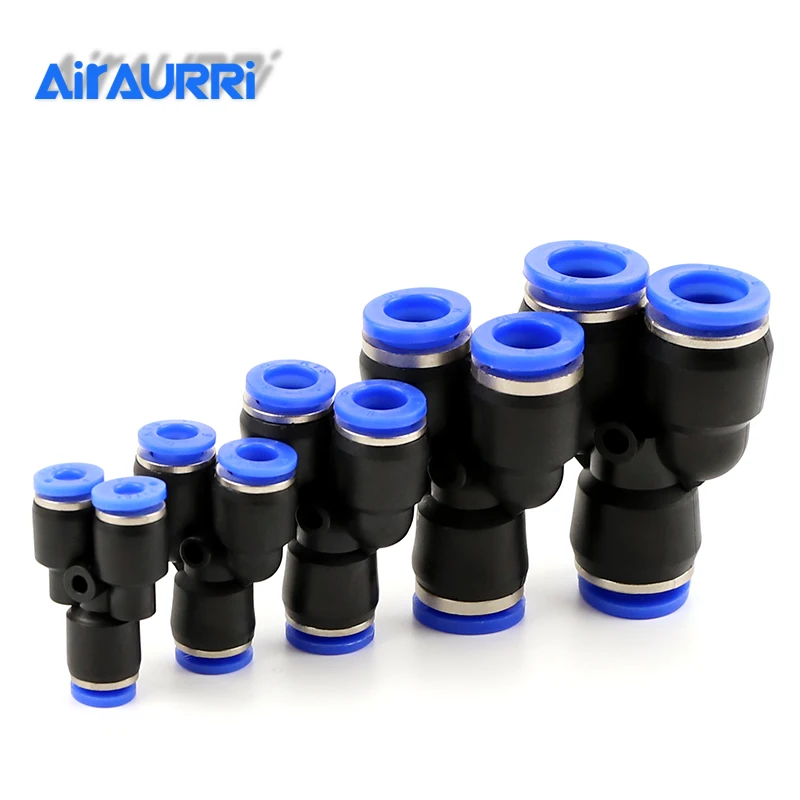 Высококачественные адаптеры PY4 Air Piping Y по заводской цене фитинги с одним касанием