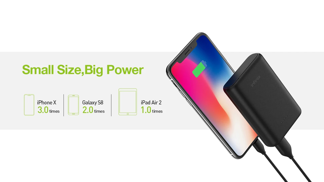 Блок питания infinix XP01 PD QC3.0|Внешние аккумуляторы| |