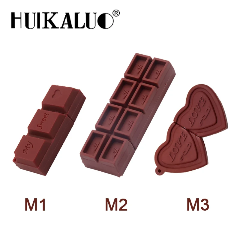 2019 Новый шоколадный флеш-накопитель 32 Гб 64 ГБ USB 4 8 16 флеш-память Флешка диск карта