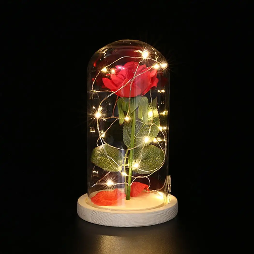 Пульт дистанционного управления ночник для вечеринки дома цветок розы