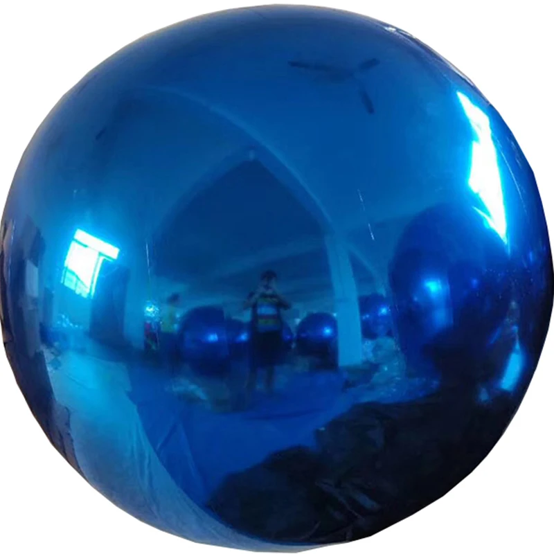 party mirror ball for fashion show,silver inflatable pvc mirror balloon Giant inflatable human balloon mirror face balloon images - 6
