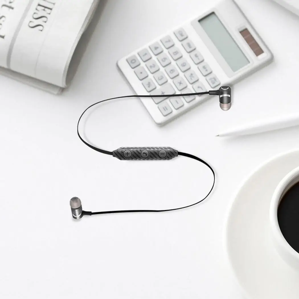 Общие стерео наушники вкладыши свободные руки Спорт 10 метров 4 1 Bluetooth Магнитная