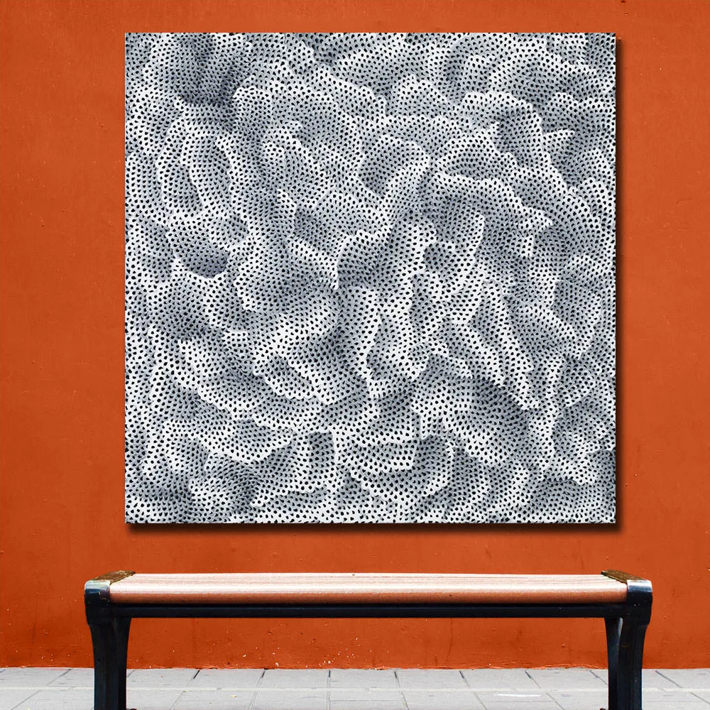 

Fashion White Infinity Nets Yayoi Kusama Oil Painting Wall Art Picture Paiting Canvas Prints Home Decor Wall Art Picture