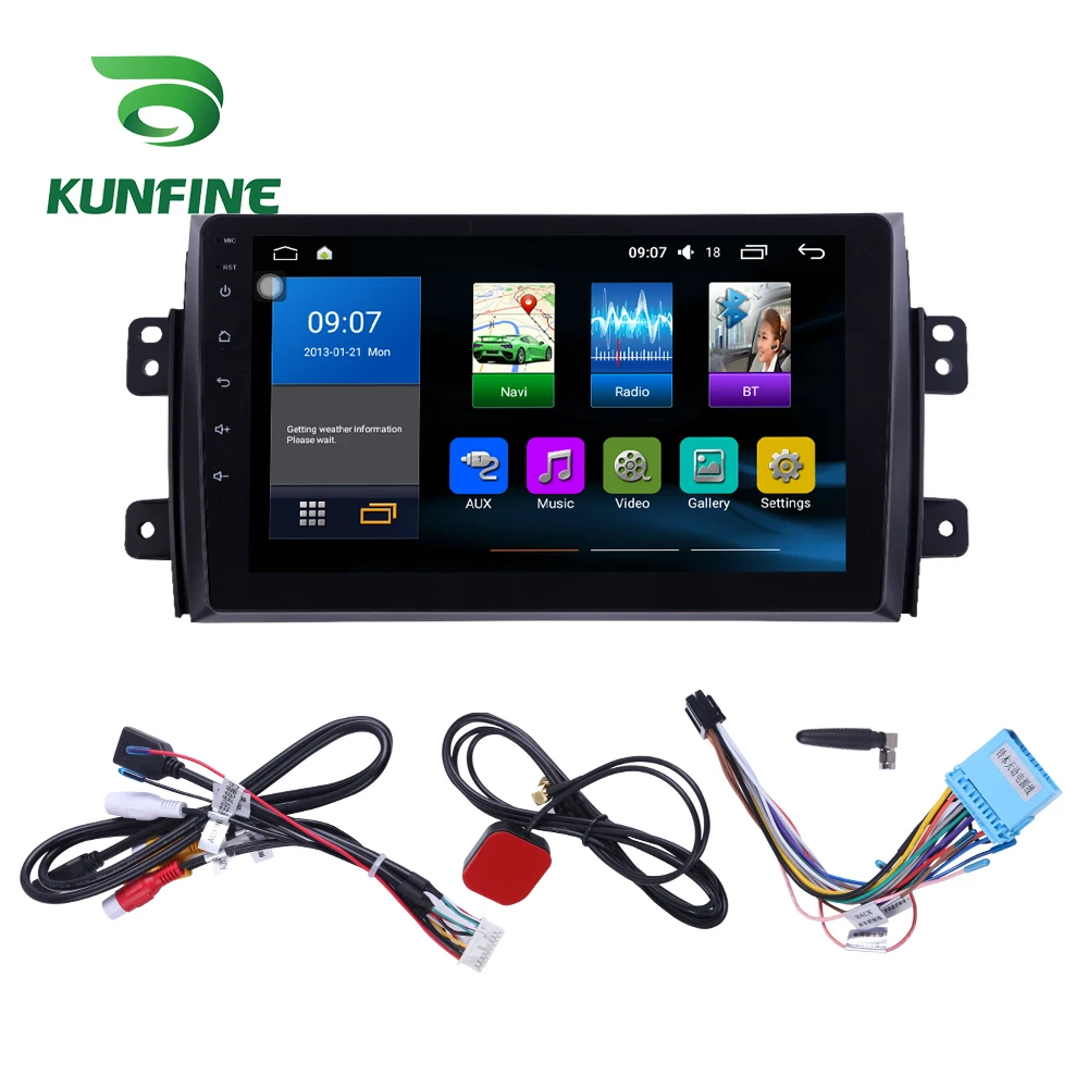 Восьмиядерный 1024*600 Android 8 1 автомобильный DVD GPS навигационный плеер Deckless стерео для