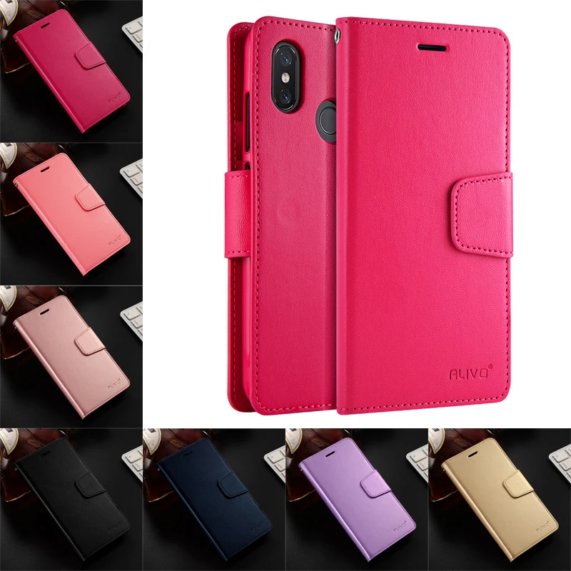 Water Resistant For Xiaomi Mi Note 3 Max 2 8 5X Business Slim Leather Case Flip Wallet Cover 8SE A2 Lite A1 | Мобильные телефоны и