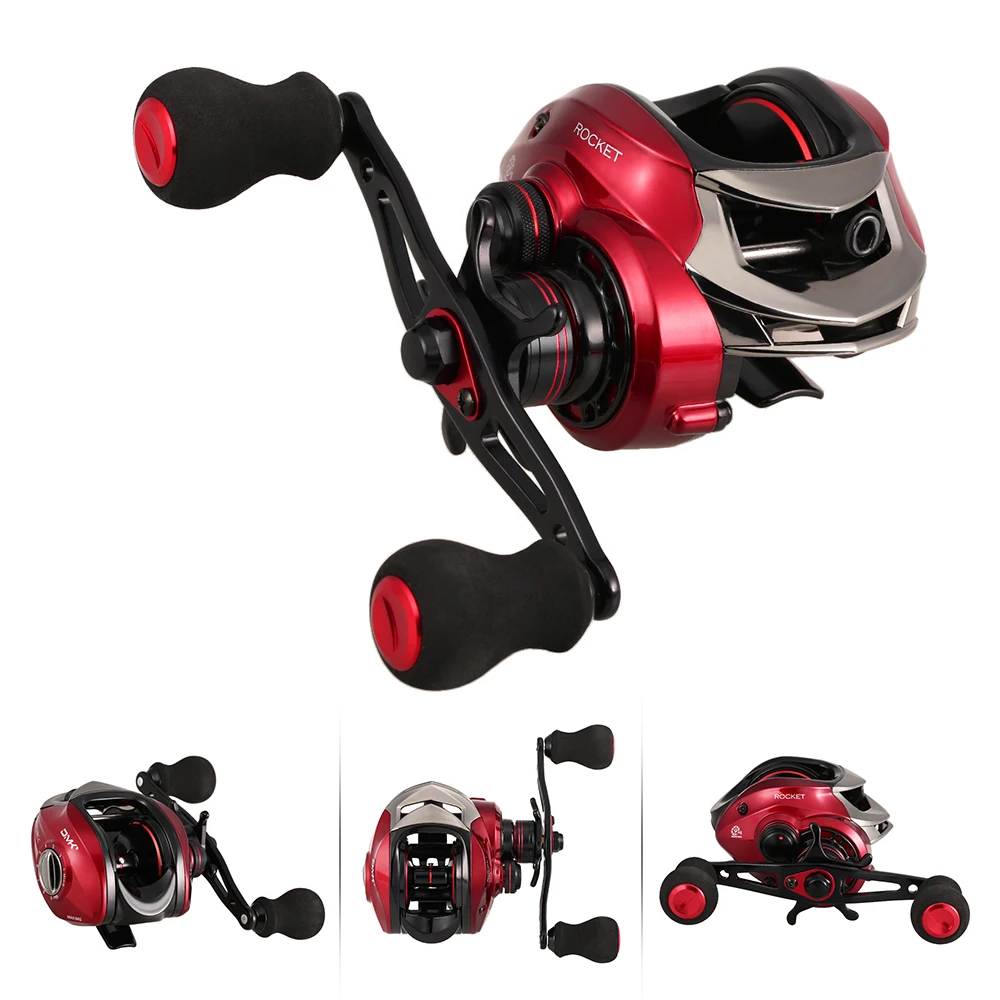 

Fishing Reels 9+1 BB 6.3:1 High Speed Baitcasting Reel 8KG Max Drag Power Fishing Reel Carp Fishing Reel Tackle