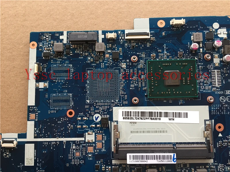 Совершенно новый! CG721 NM-A911 материнская плата для ноутбука Lenovo 110-17ACL (для AMD E2-7110 CPU)