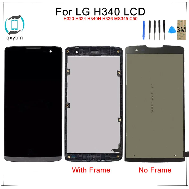 Для LG Leon H340 h320 h324 H340N H326 MS345 C50 ЖК дисплей + сенсорный экран 100% протестированный