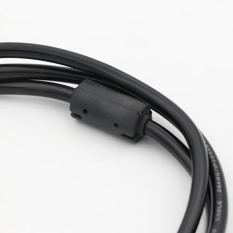 Бесплатная доставка 10 шт./лот 1 2 метров Usb 0 28awg/1p + 24awg/2c 80 градусов 30 В Кабель AM BM для