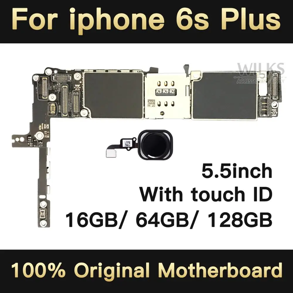 Материнская плата для iPhone 6S Plus 5 дюйма оригинальная Заводская разблокировка