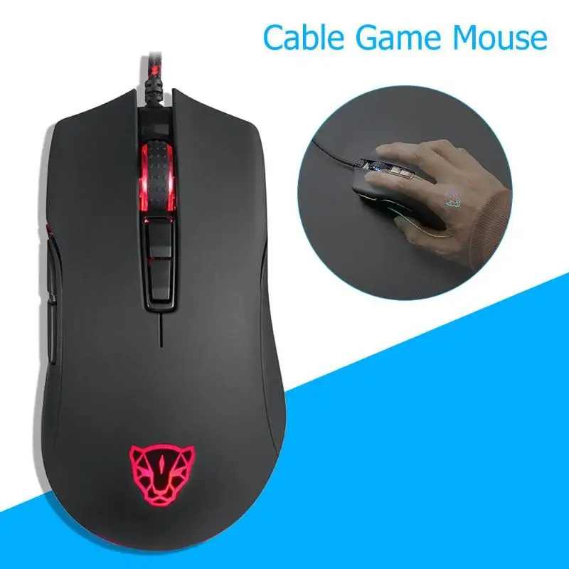 Motospeed V70 USB проводной игровой Мышь PMW3325 5000 Точек на дюйм PMW3360 12000 компьютер RGB