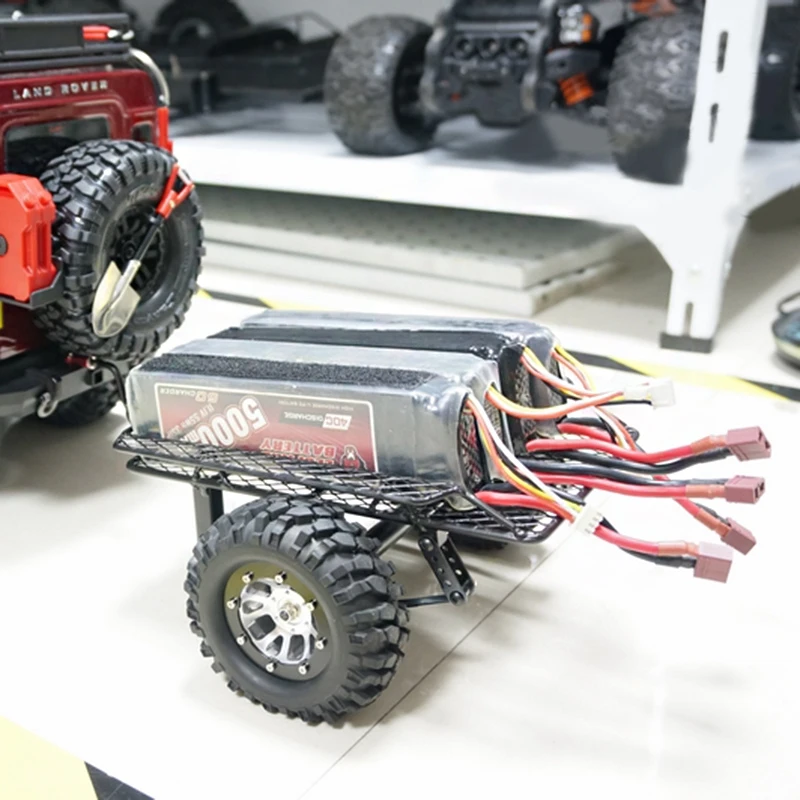 Металлический прицеп ковш Радиоуправляемый автомобиль сделай сам для Trx4 Trx 4 1/10 D90