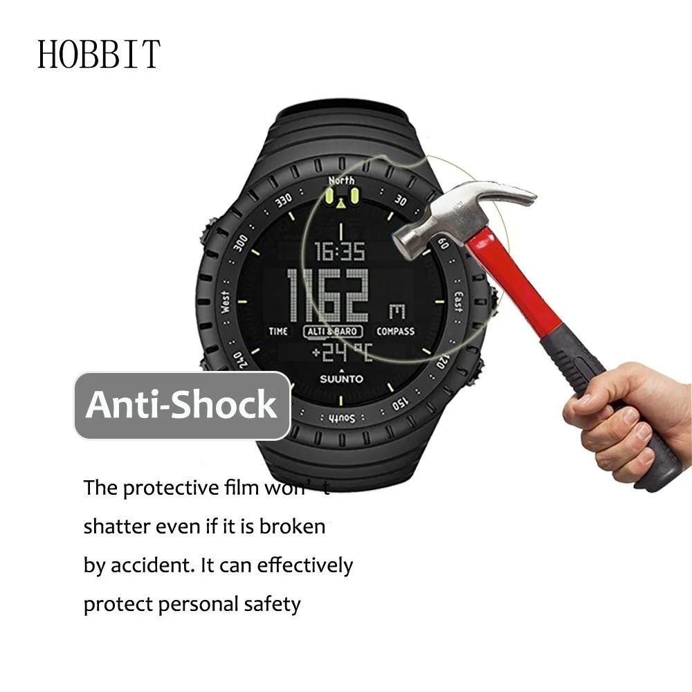 3 упаковки прозрачная пленка для SUUNTO Core SS014279010 SS23158000 мужские спортивные часы с ЖК