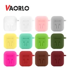 Мягкий силиконовый наушник чехол для Apple Airpods чехол защитная оболочка покрытие аксессуары tws i10 i20 i30 i60 зарядная коробка ударопрочный