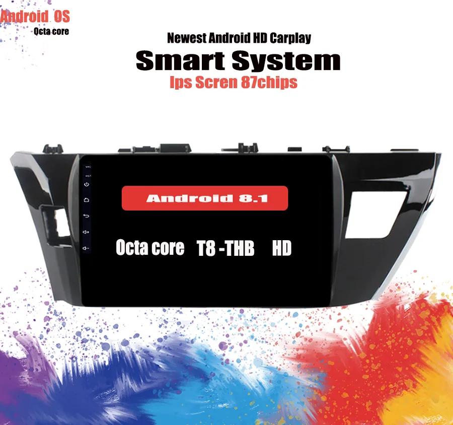 10 1 дюймов HD 6 + 128G сенсорный экран радио GPS навигационная система Android 0 для 2013 2014 2015