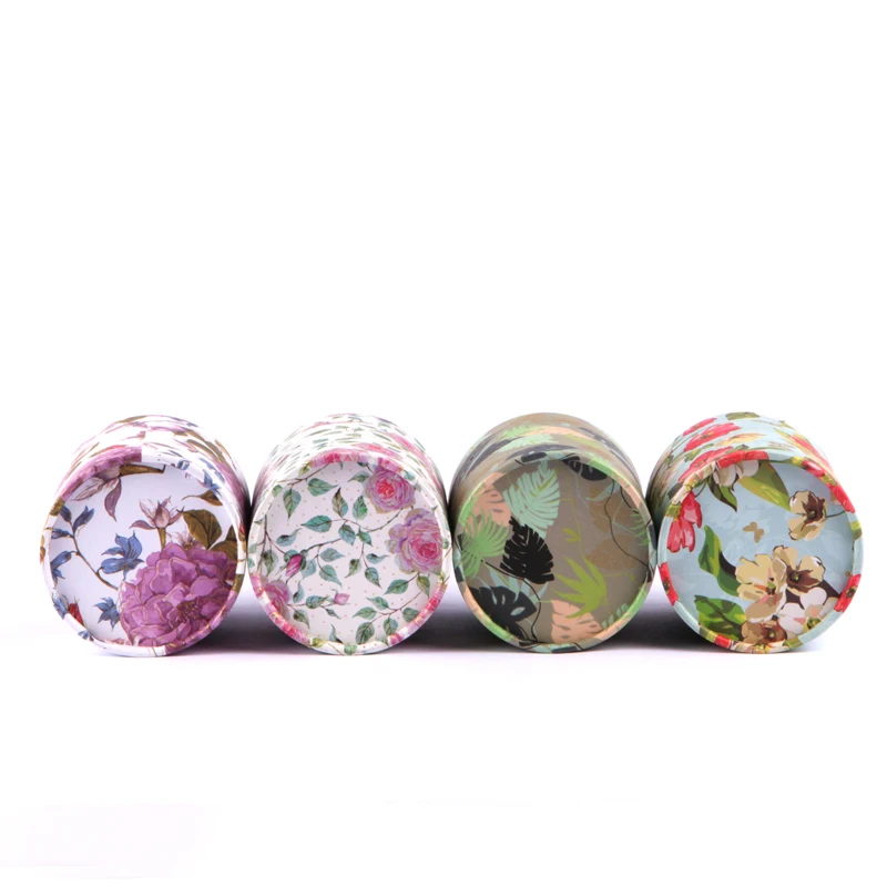 

Xin Jia Yi Packaging Round Shape Paper Packaging Cans 2018 Popular Design Vinyl Home Decor Wall Paper Can Customized Paper Tube