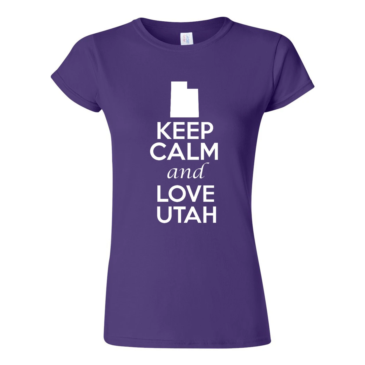 Футболка с надписью Keep Calm and Love Utah |