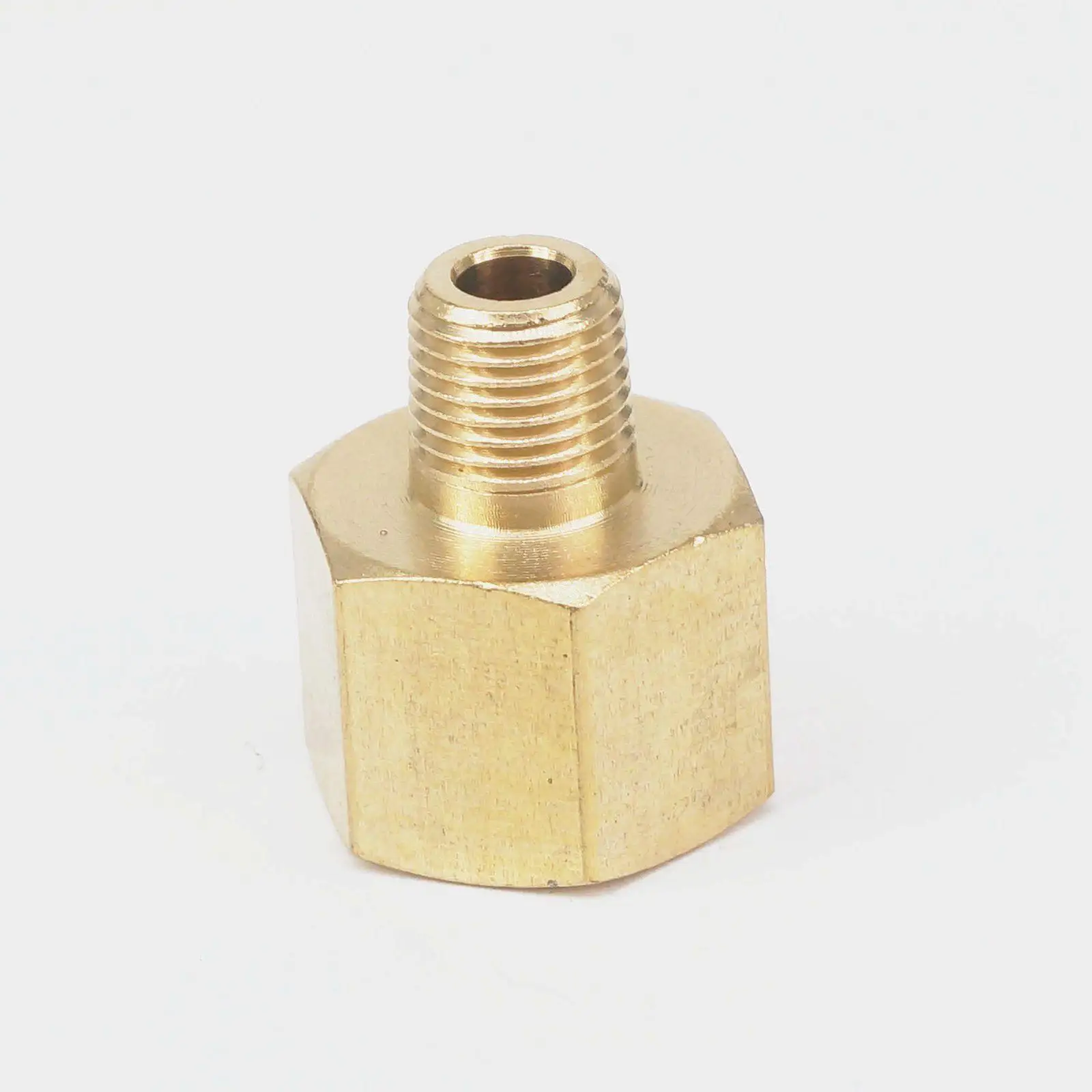 Латунный фитинг для труб с наружной резьбой BSPT 1/8 дюйма x 3/8 NPT Female адаптер