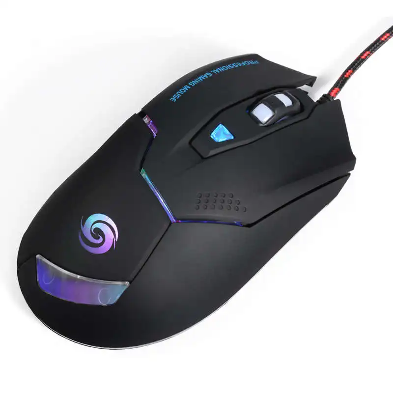 K1020 Rgb подсветка Usb оптическая игровая мышь 1600/2400/3200 точек/дюйм Эргономика 6 кнопок