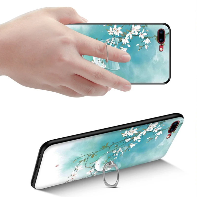 Cartoon Case Huawei Y9 2019 Y6 prime 2018 For Honor 10 9 Lite 8x 7c Pro Phone Cases With Ring Cord |