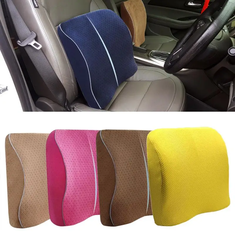 5 Colors Cushion Slow Rebound Memory Foam Multifunction Lumbar Pillow for Back Waist Support Home Office Car Throw Pillows | Автомобили и