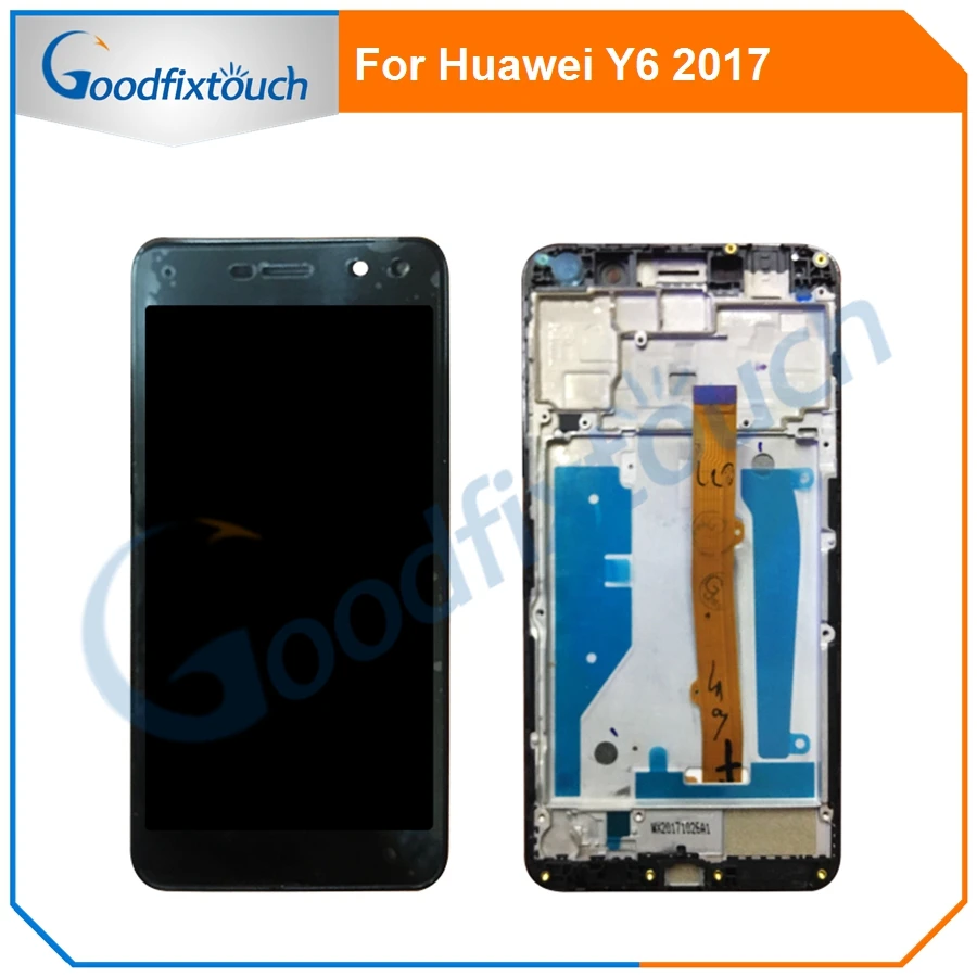 Для Huawei Nova Young 4G LTE / Y6 2017 Y5 ЖК-дисплей + сенсорный экран дигитайзер в сборе с рамкой