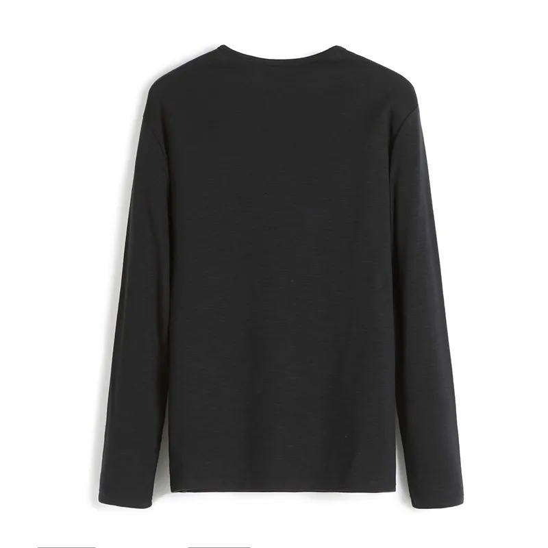 Pioneer Camp casual men long sleeve T-shirts brand clothing crewneck black cool regular fit T shirt male ACT702422 | Мужская одежда