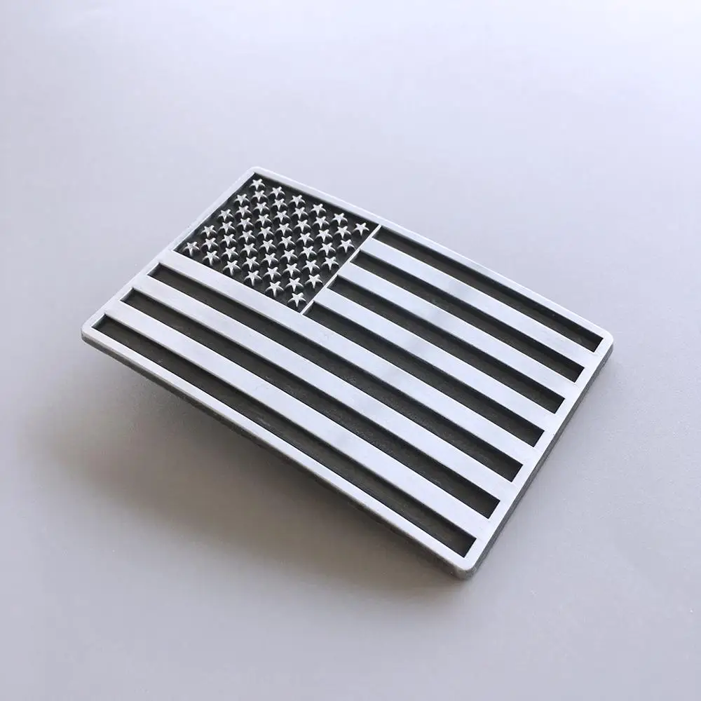 Новинка винтажный прямоугольный ремень с американским флагом США пряжка BUCKLE FG028AS