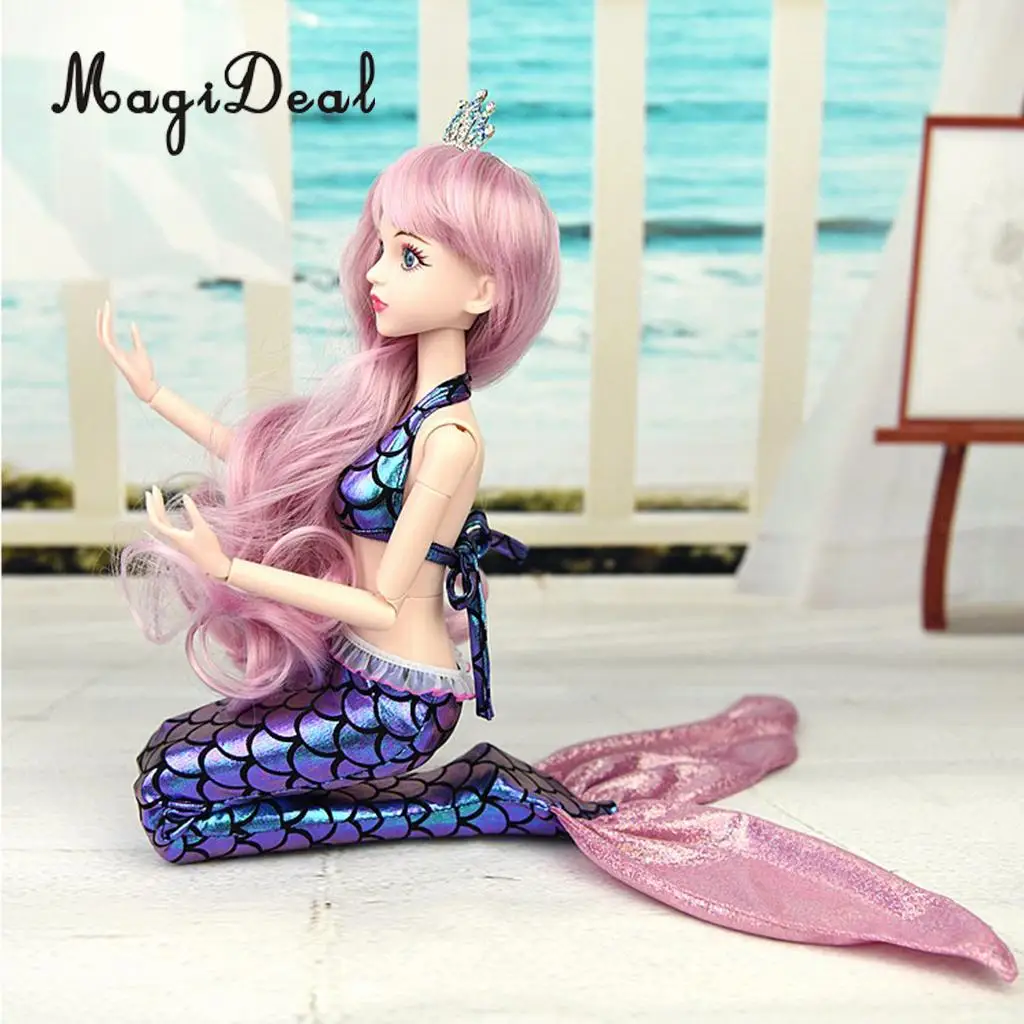 

Popular 1/4 Doll Mermaid Dress Fashion Skirt Evening Party Gown for BJD Doll Accessories Girl Gift