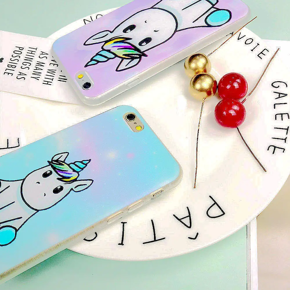 CASEIER милый чехол для телефона с рисунком iPhone 7X6 S Мягкий силиконовый 6 6S 7 8 Plus X 5 5S SE