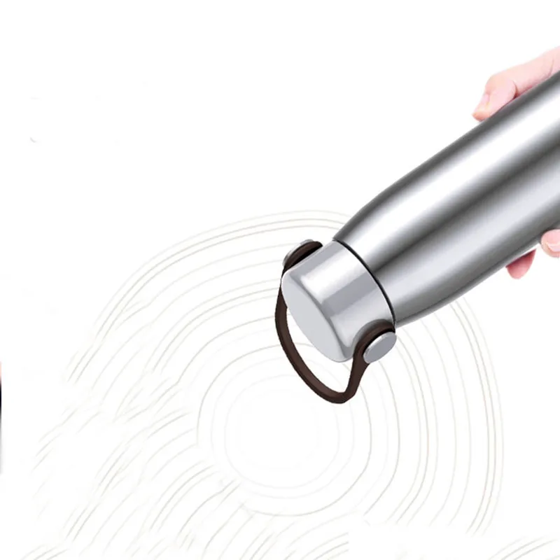 350ml Thermos Bottle With Rope Double Wall Stainless Steel Vacuum Flask Coffee Tea Milk Mug Outdoor Sport Cup Thermocup | Дом и сад