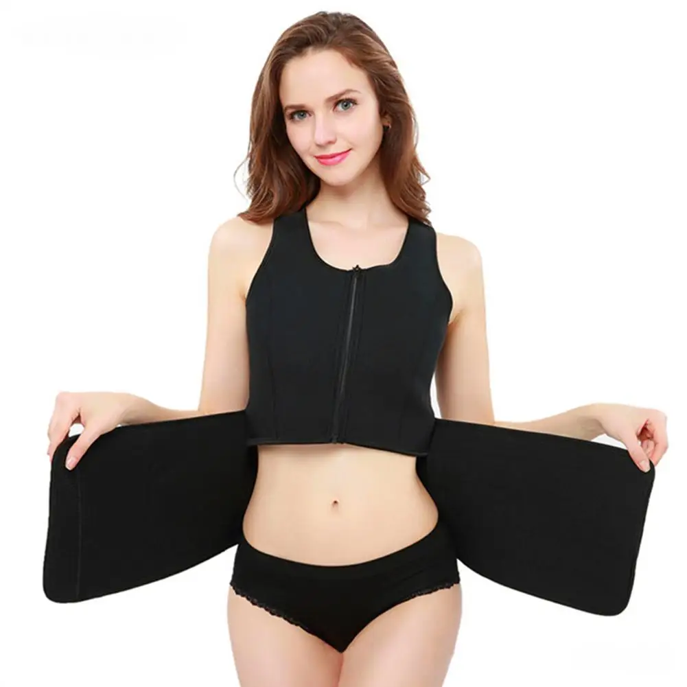 

Mounchain Adult Women Exercise Waist Protect Multi-functional Body suit Neoprene Vest Yoga Exercise Corset