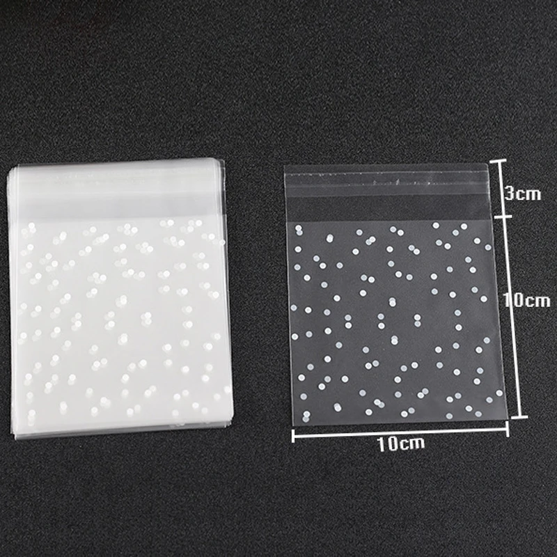 Пакет для печенья в белый горошек принадлежности выпечки хлеба на день рождения