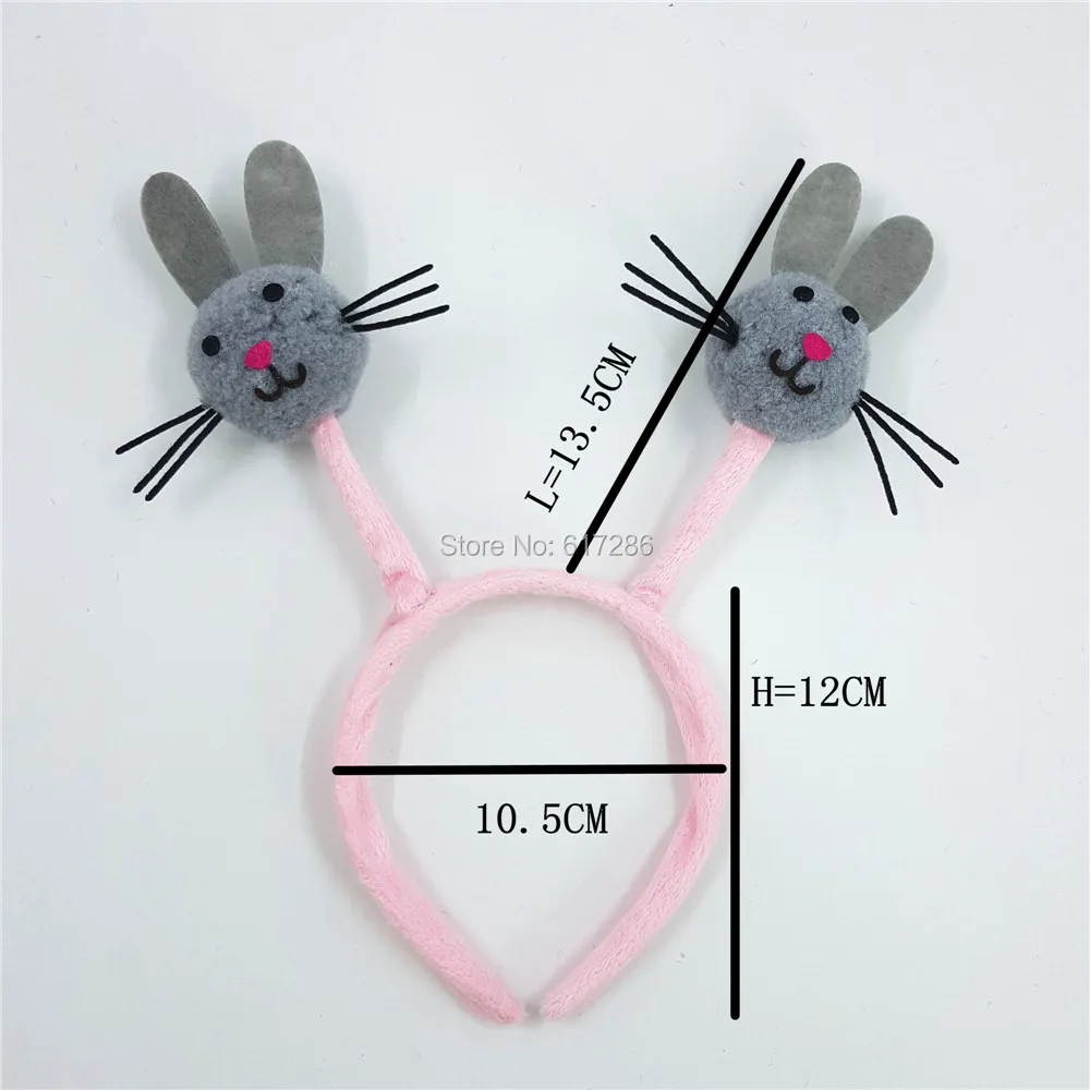 

Pack of 6Pcs Easter Adult Children Hairband with Animal Design Party Hair Accessories