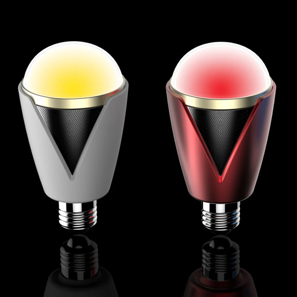 Красочные E27 приложение управления led Смарт bluetooth динамик музыка игра лампы