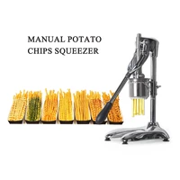 itop 30cm french fries maker potato chips noodle squeezer with fry basket stainless steel kit