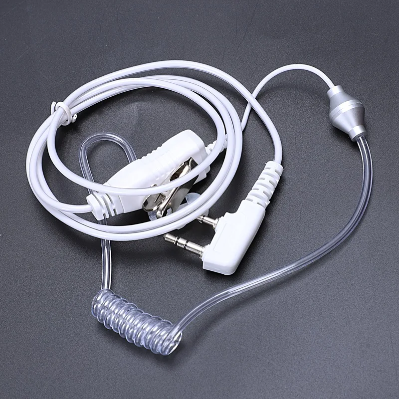 Горячая TTKK белая гарнитура наушники Универсальный 2 Pin Mic Ptt тайная Акустическая