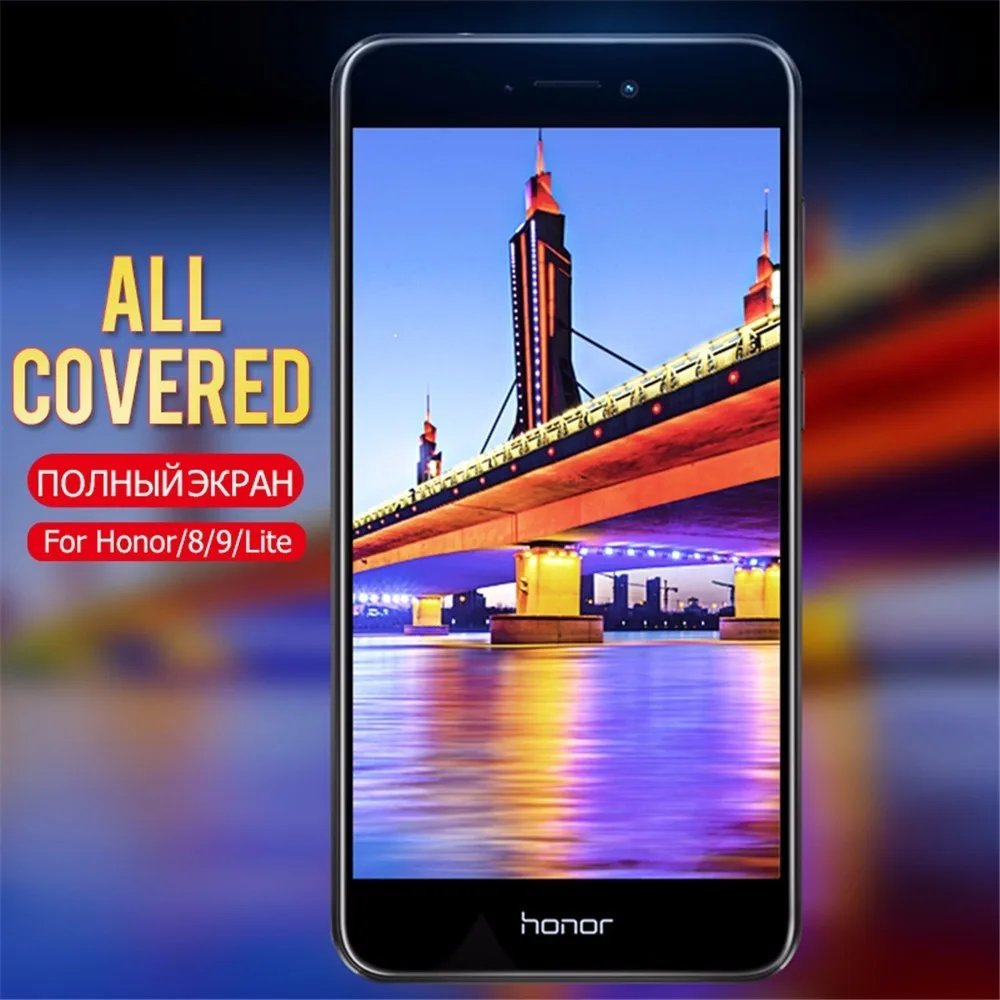 9H защитное закаленное стекло для Huawei Honor 8X 7X 20 10 Lite Защита экрана Mate P30 P20 Pro