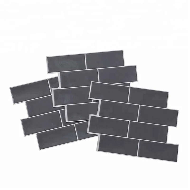 Vividtiles серый кирпич виниловая плитка пилинг и палка самоклеющиеся наклейки на