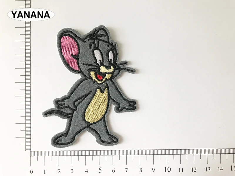Джерри Мышь знак патч Эмблема на ткани одежды DIY Одежда гладить одежду | Дом и сад