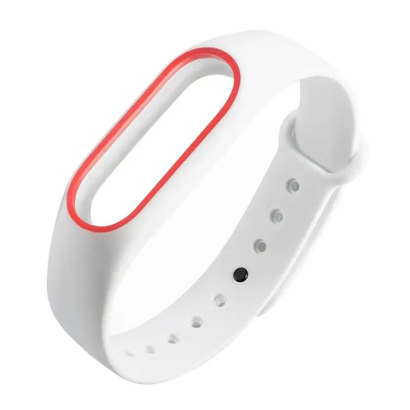 10 цветов силиконовый браслет на запястье для Miband 2 Силиконовый 220 мм сменный