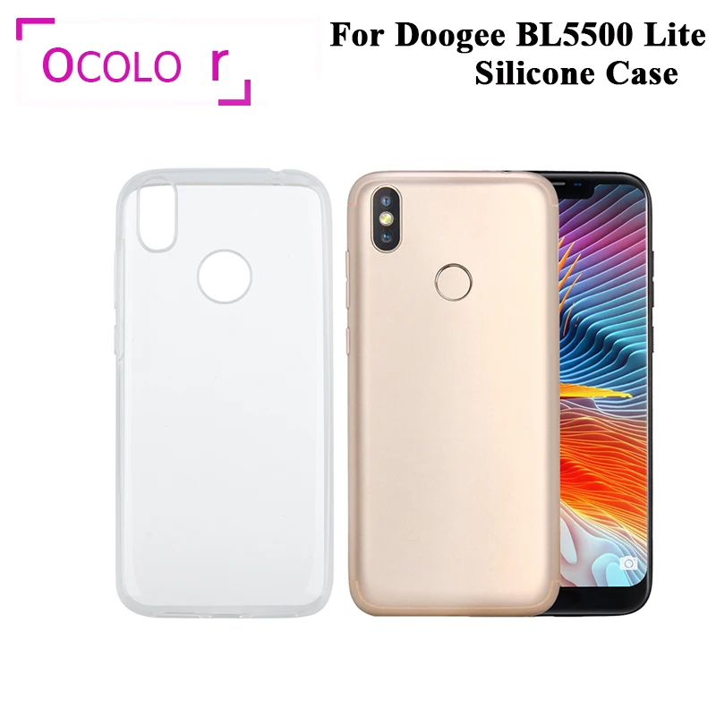 Силиконовый чехол ocolor Для Doogee BL5500 Lite мягкий чехол-накладка защитный из ТПУ