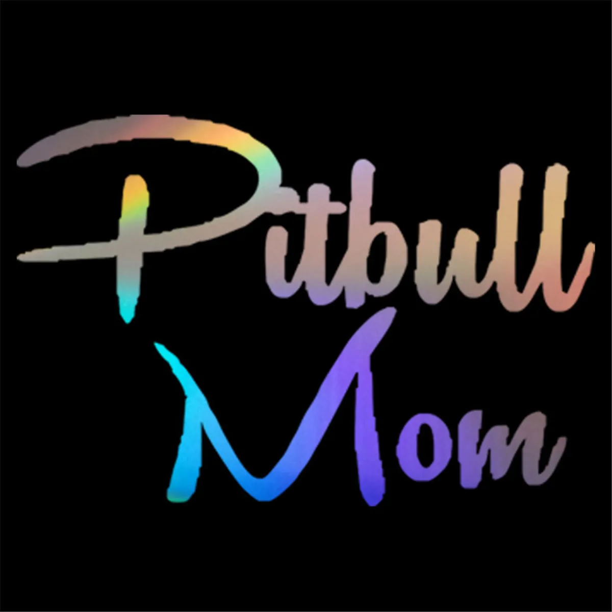 Гитарная надпись PitBull Mom автомобильная настенная дверь грузовик ноутбук окно