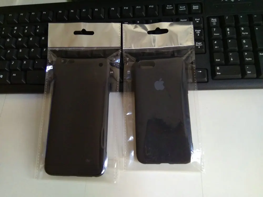Прозрачная Самоклеющаяся пластиковая упаковка для iphone 6s 6 7 plus 100 шт. | Дом и сад