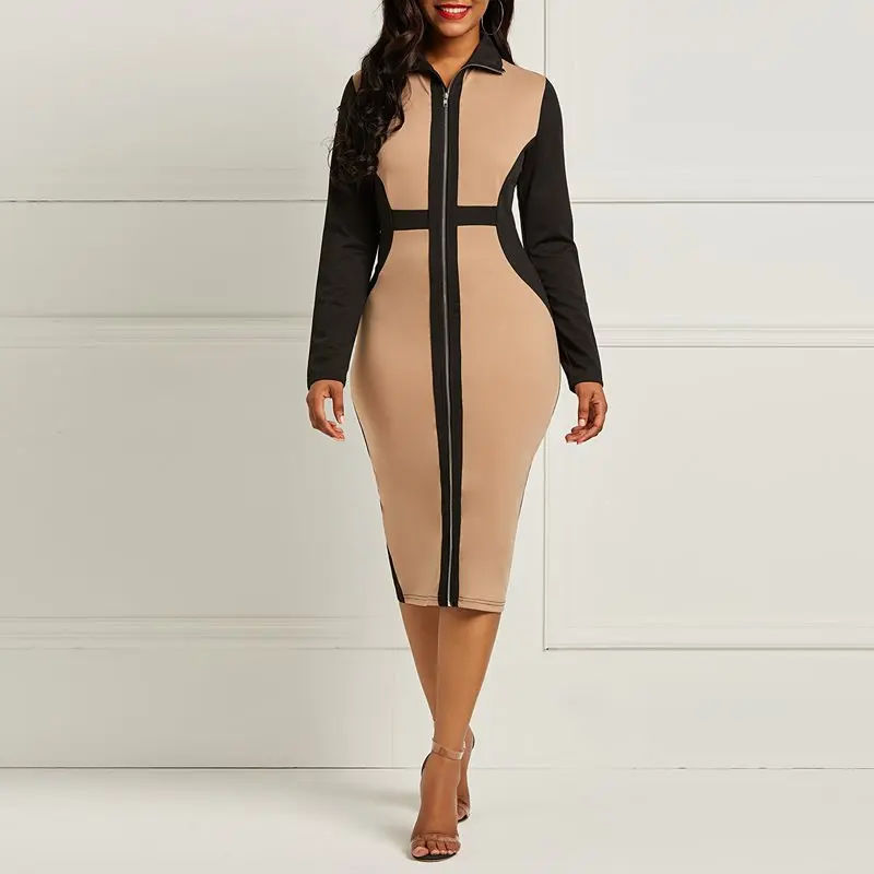 Для женщин платья для Винтаж офисные женские туфли Элегантный Тонкий Bodycon